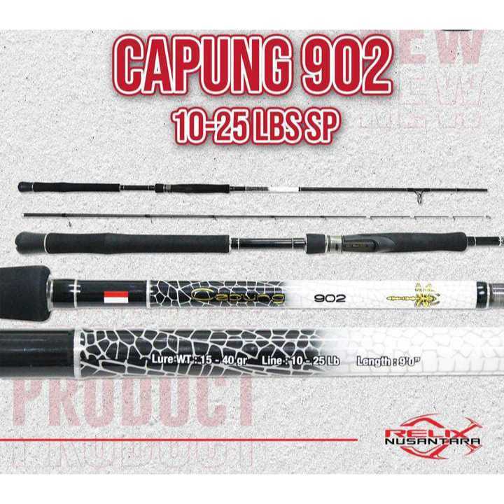 [BB] Relix Nusantara Joran Spinning CAPUNG GEN 4 Joran UL Capung 622 662 702 732 762 Diskon Sale