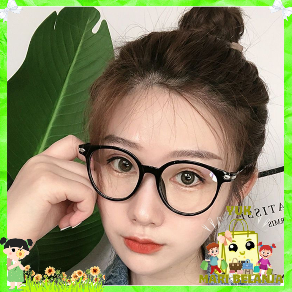 Kacamata Anti Radiasi Kaca Mata Pria Frame Sunglasses Lensa Transparan Kacamata Kekinian Gaya Keren