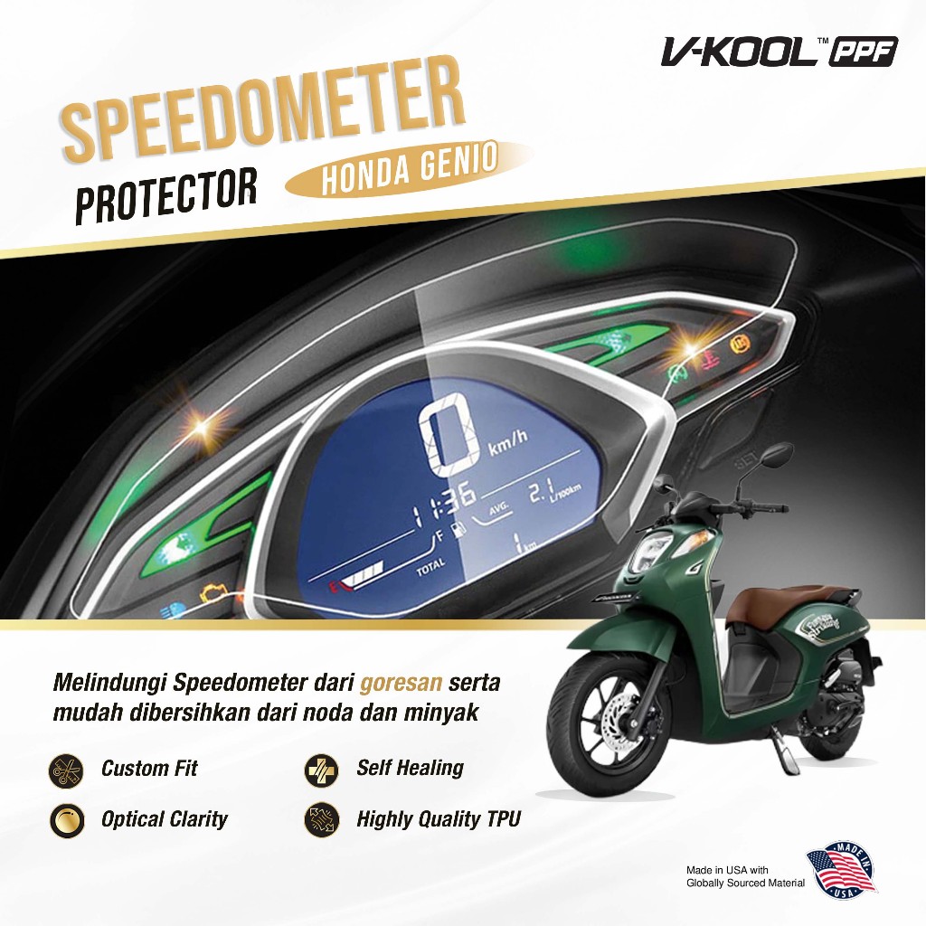 V-KOOL PPF Speedometer Honda Genio