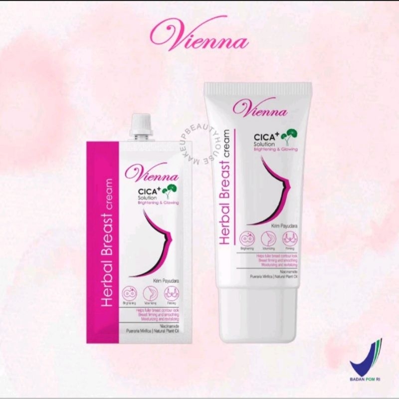 (BPOM) READY VIENNA HERBAL CREAM ORIGINAL CREAM PAYUDARA VIENNA