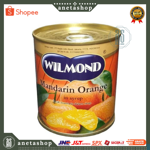 

Wilmond Mandarin Orange in Syrup Jeruk Mandarin Kaleng 312 gram