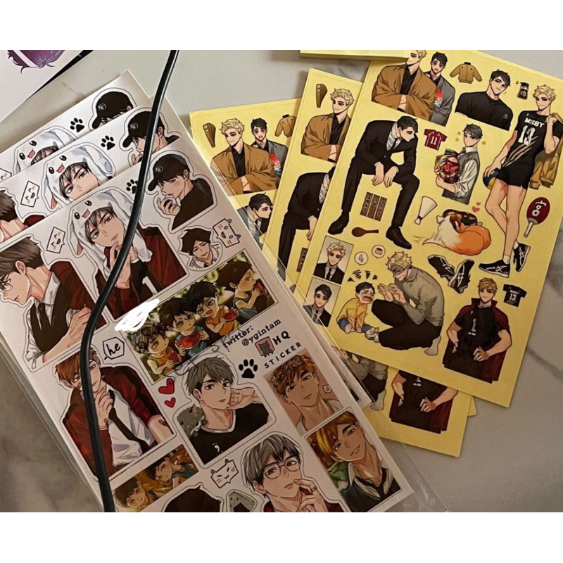 

sticker stiker haikyuu fanart by @ygintam dan stiker sticker haikyuu by @_hemoon