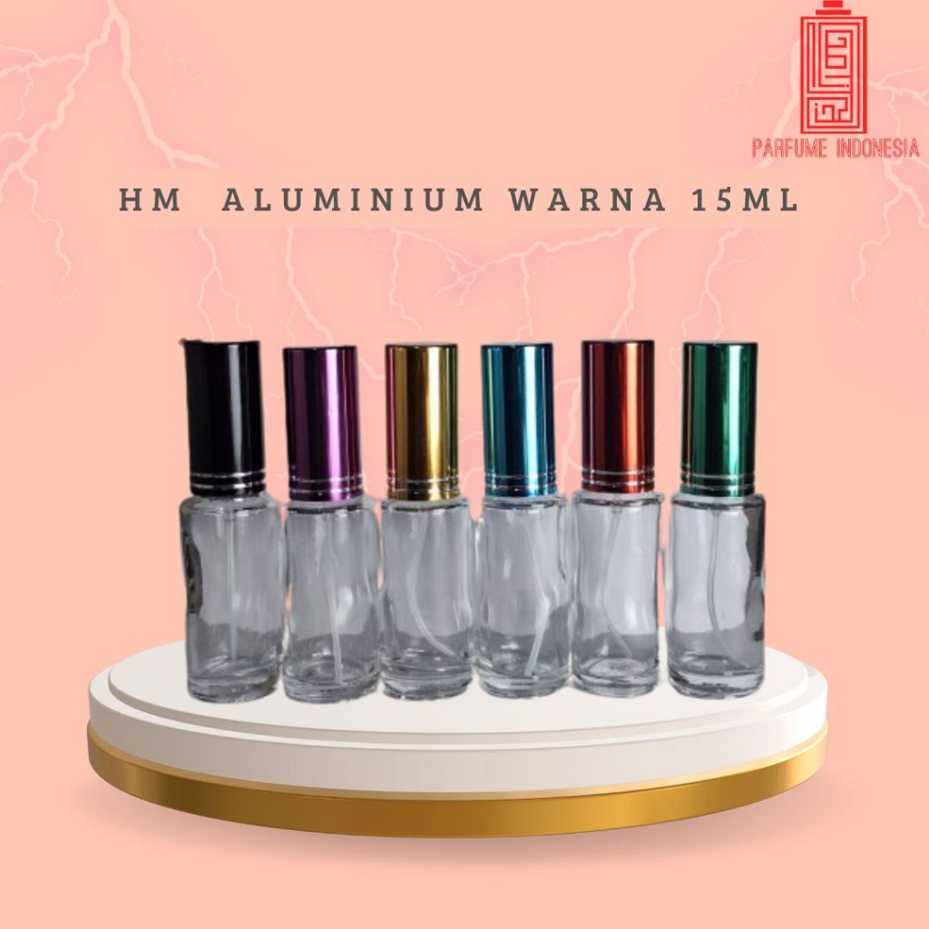 BOTOL HM ALUMINIUM WARNA 15ML
