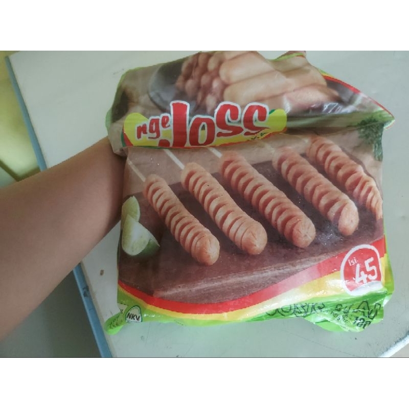 

Sosis Cokelat Ngejoss 1 kg isi 45 pcs