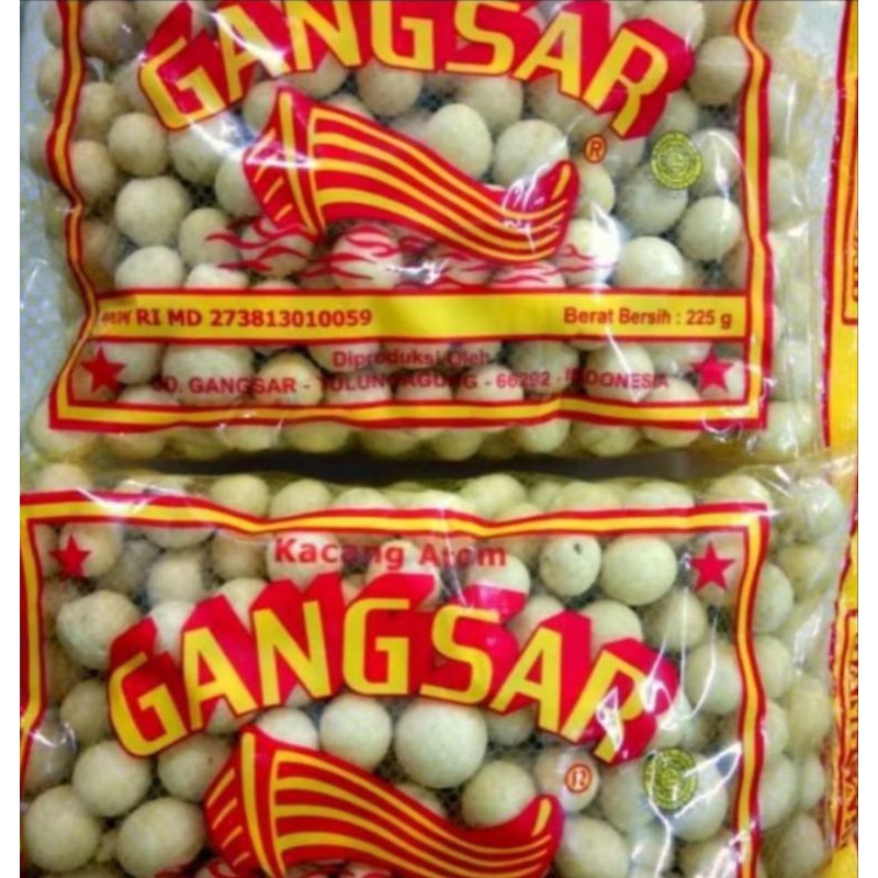 

kacang atom gangsar 225gr &140gr