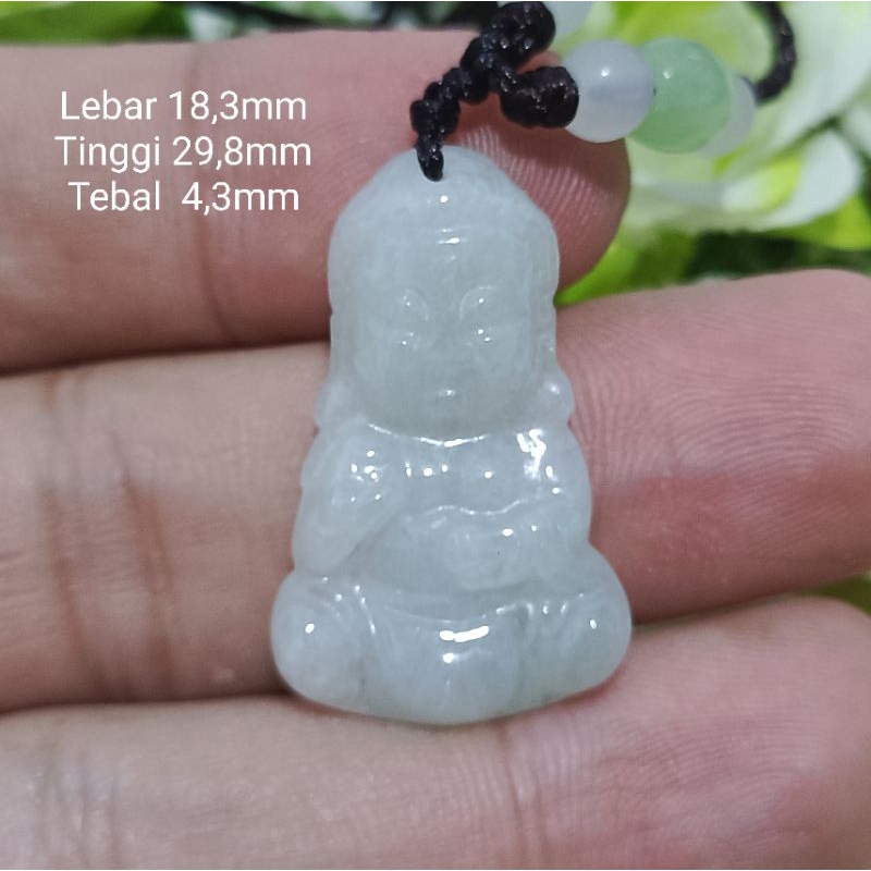 Giok Buddha Jade Asli Sertifikat TypeA