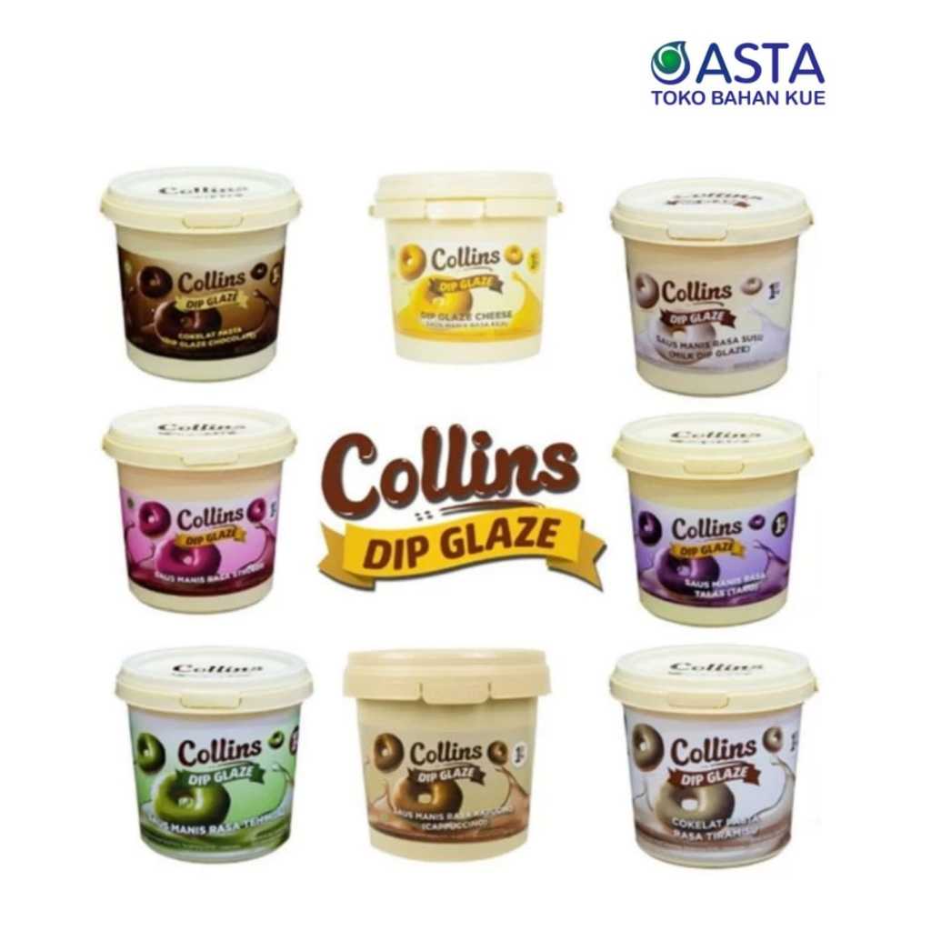 

Collins Dip Glaze Selai Coklat 1 Kg