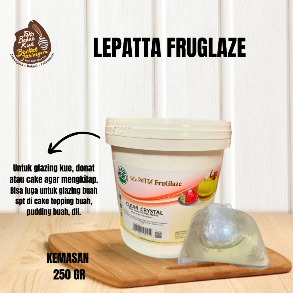 

LEPATTA FRUGLAZE CLEAR CRYSTAL 250 GRAM