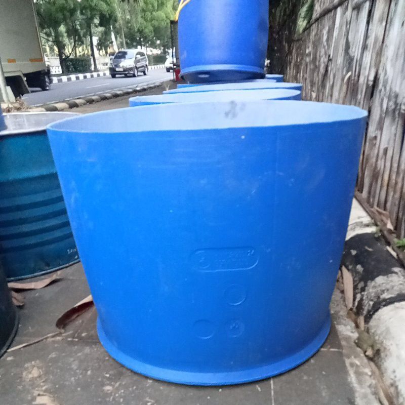 DRUM PLASTIK POTONGAN 100 LITER