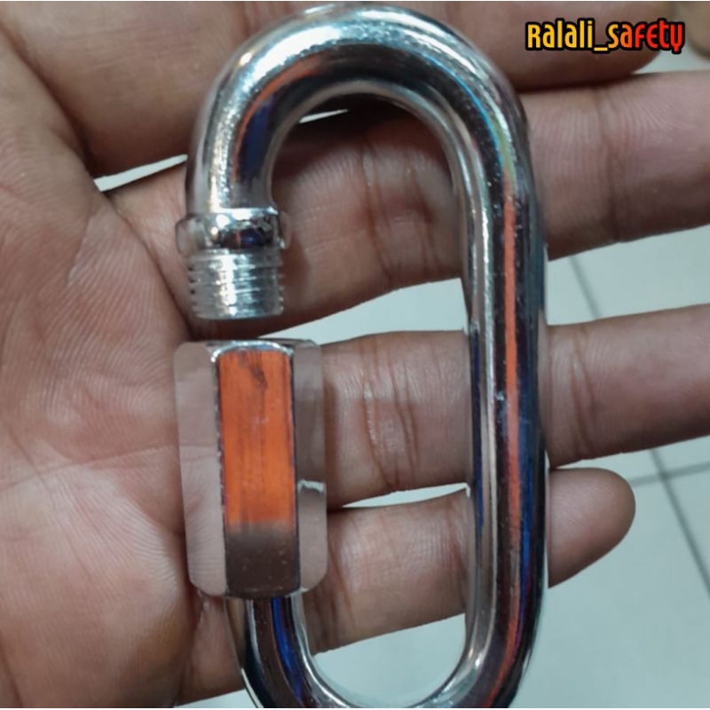 mailon Rapid 10mm Stainless Oval Carabiner - Berkualitas