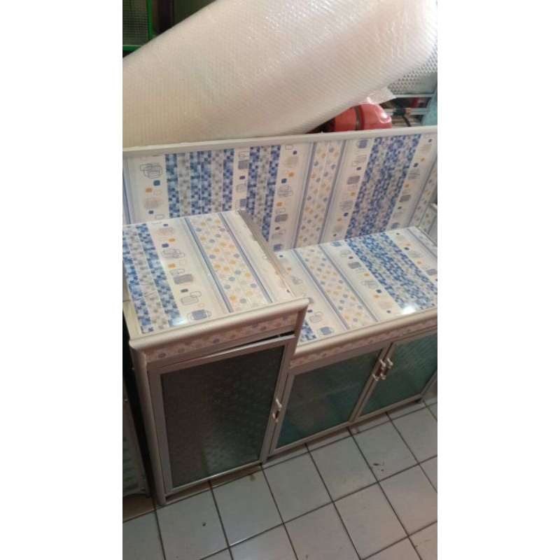 (PROMO TOKO BARU)RAK KOMPOR UNDAK JUMBO 3 PINTU BAWAH KERAMIK BANDUNG