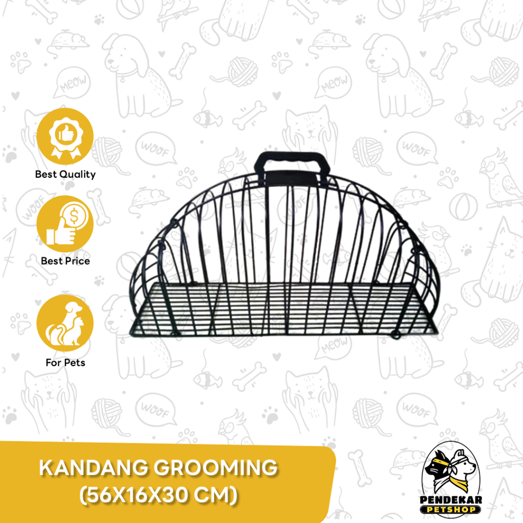 Kandang Grooming Jinjing Kucing Anjing