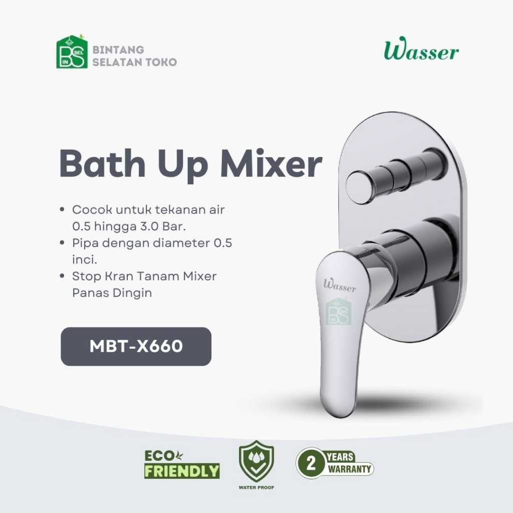 Wasser MBT X660  STOP KRAN TANAM WASSER PANAS DINGIN MBT X 660 CONCEALED