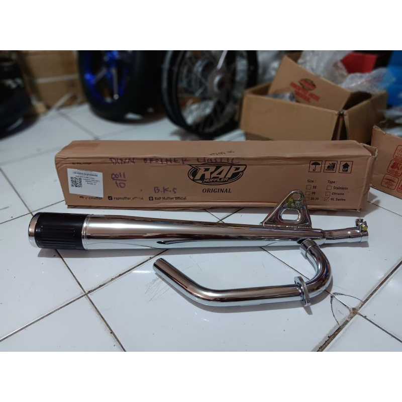 Knalpot GL kleper sumer bedelan pabrik Rap original