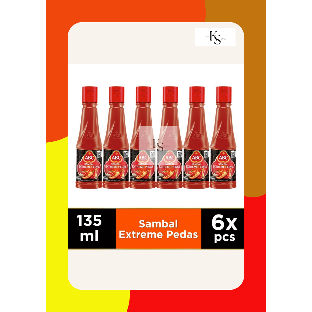 

ABC Sambal Extreme Pedas 135 ml - Multi Pack 6 pcs