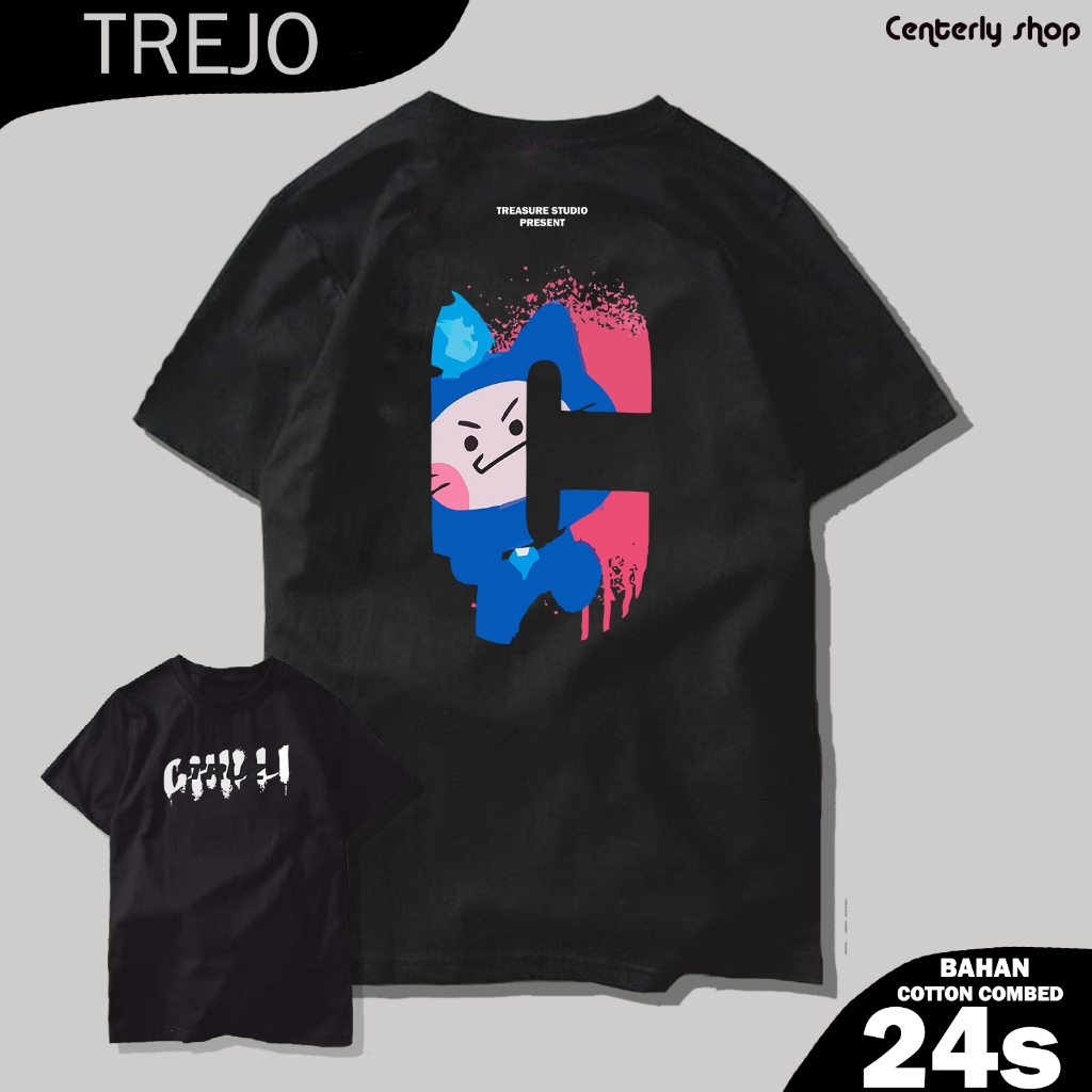Kaos Treasure Hyunsuk Truz chilli Semi oversize Unisex