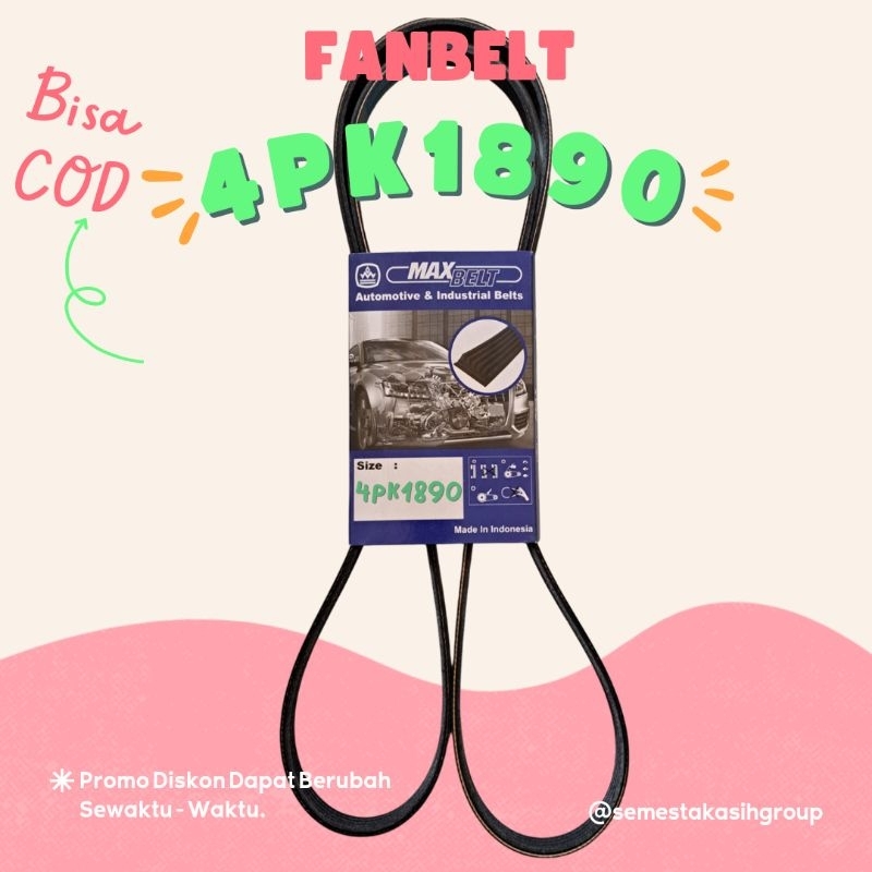 FANBELT 4PK1890