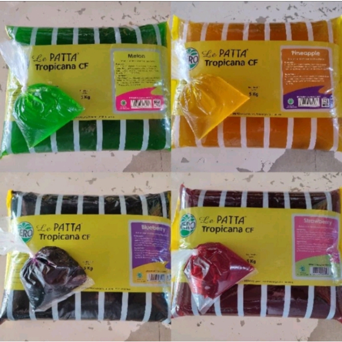 

Selai Le patta Strawberry, Blueberry, Nanas, Melon 250gr