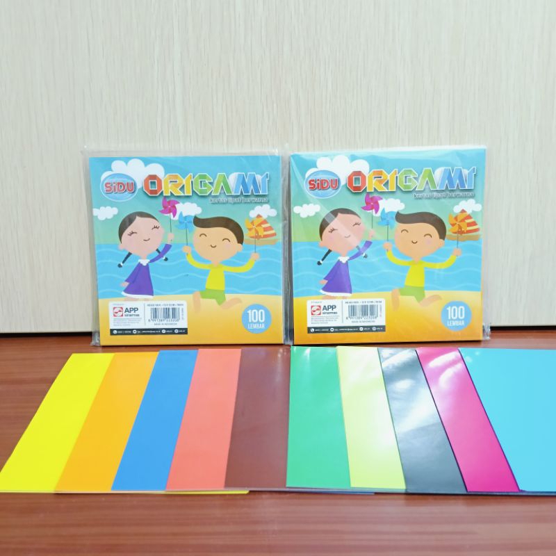 

KERTAS ORIGAMI SIDU 12x12cm - KERTAS LIPAT WARNA 100 LEMBAR