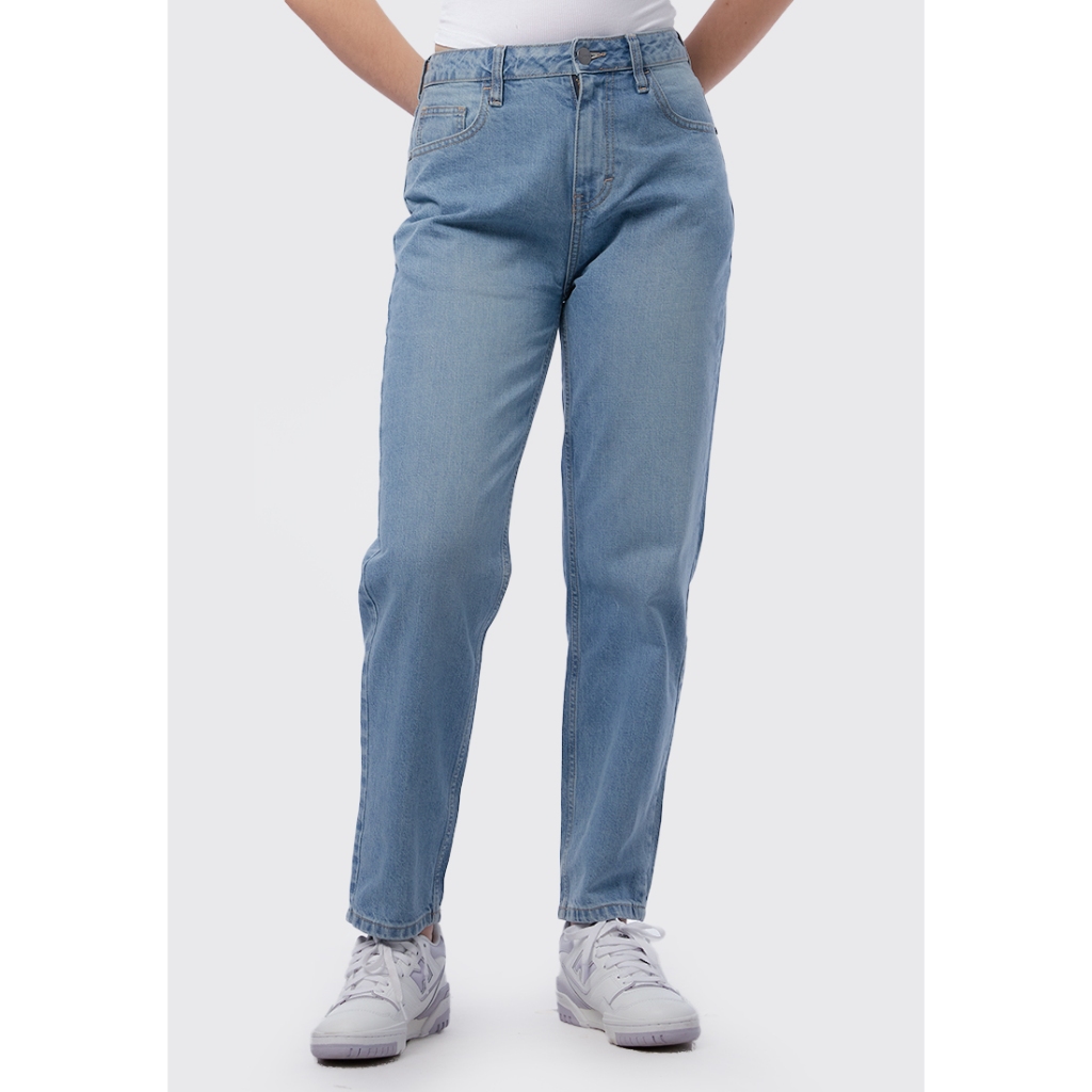 TiraJeans Mom Jeans Denim Pants LT. Blue