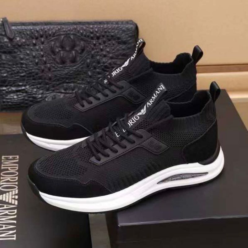 SEPATU SNEAKER PRIA EMPORIO ARMANI IMPORT TERBARU 1444