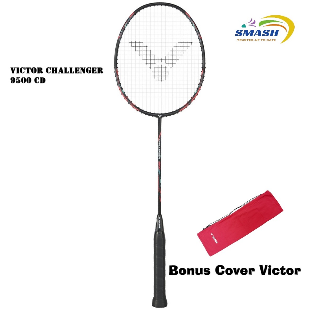 ( Bonus Cover Victor ) Raket Badminton Victor Challenger 9500 CD