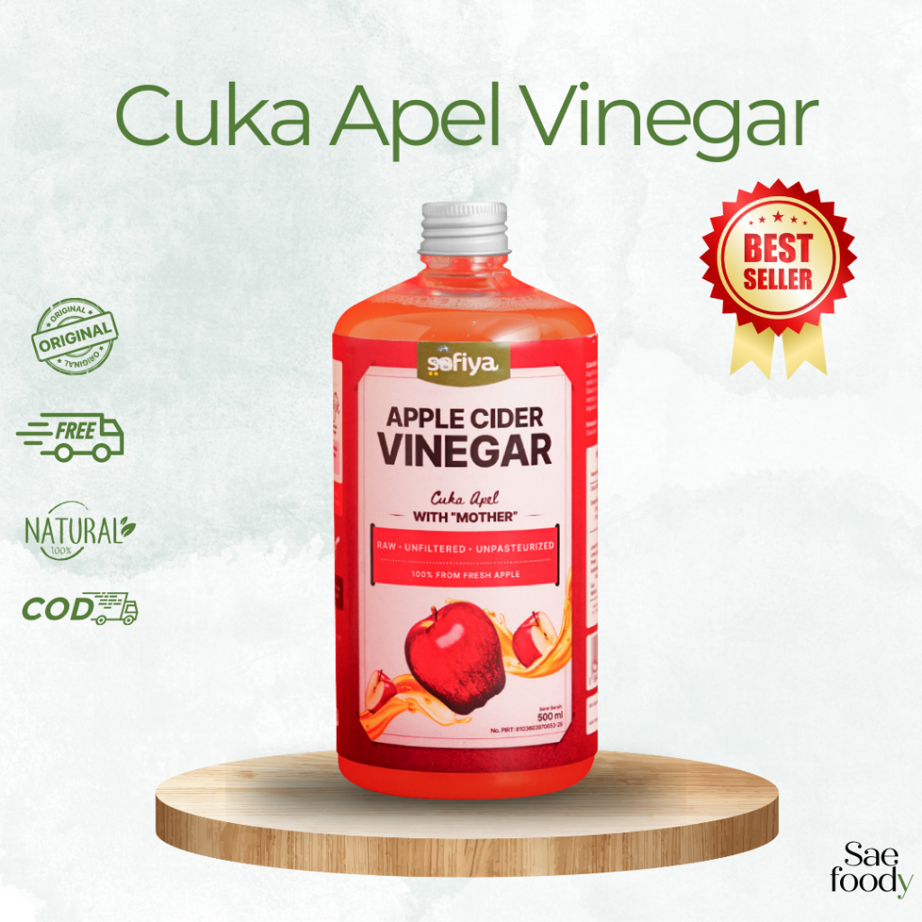 

Safiya Cuka Apel 500 ML Apple Cider Vinegar With Mother