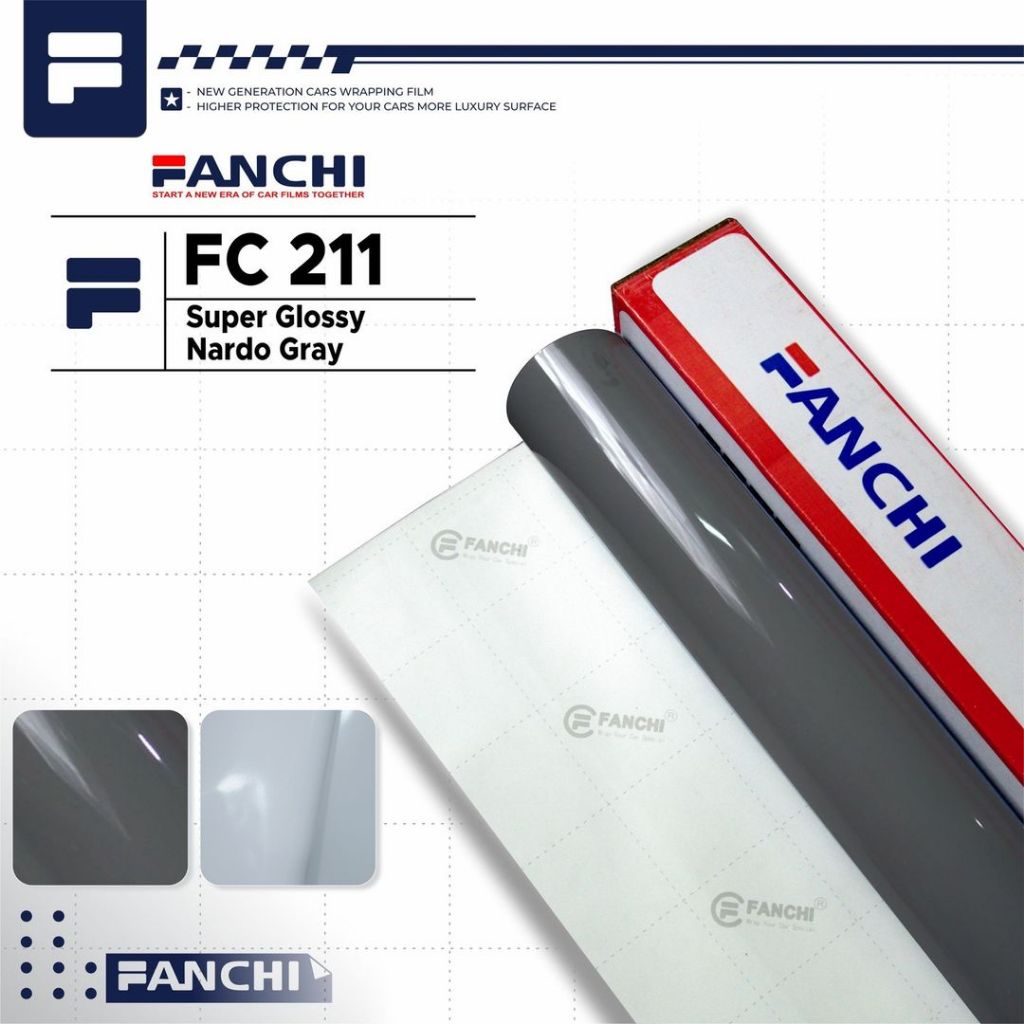 ROLL Sticker Fanchi FC211 Super Gloss Nardo Grey / ROLL