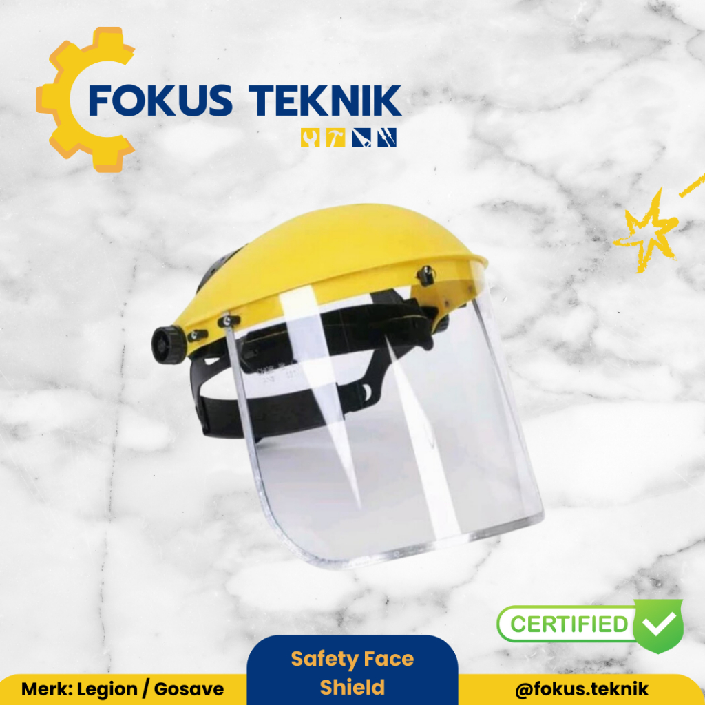 FACE SHIELD LEGION / PELINDUNG WAJAH / ALAT APD SAFETY HELMET