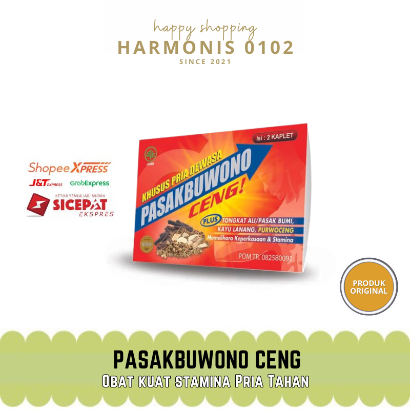 Pasak Buwono Ceng 1 Strip 2 Kapsul Mustika Ratu Obat Kuat Stamina Pria Tahan lama