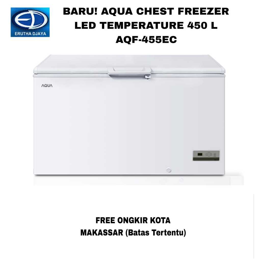 AQUA CHEST FREEZER LED TEMPERATURE 450 L AQF455EC