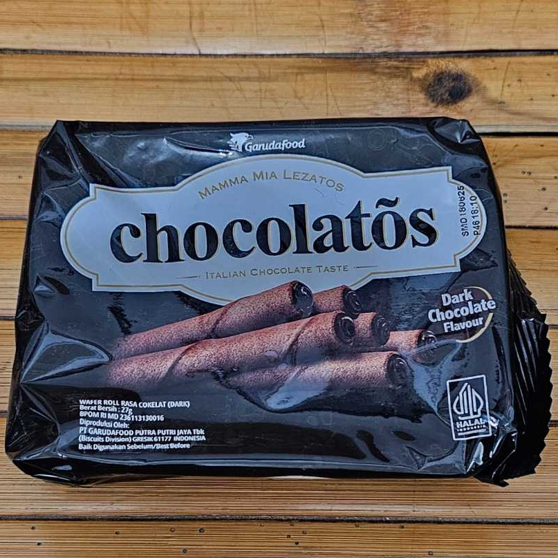 

Gery Chocolatos Dark Mini Wafer Roll 27gr