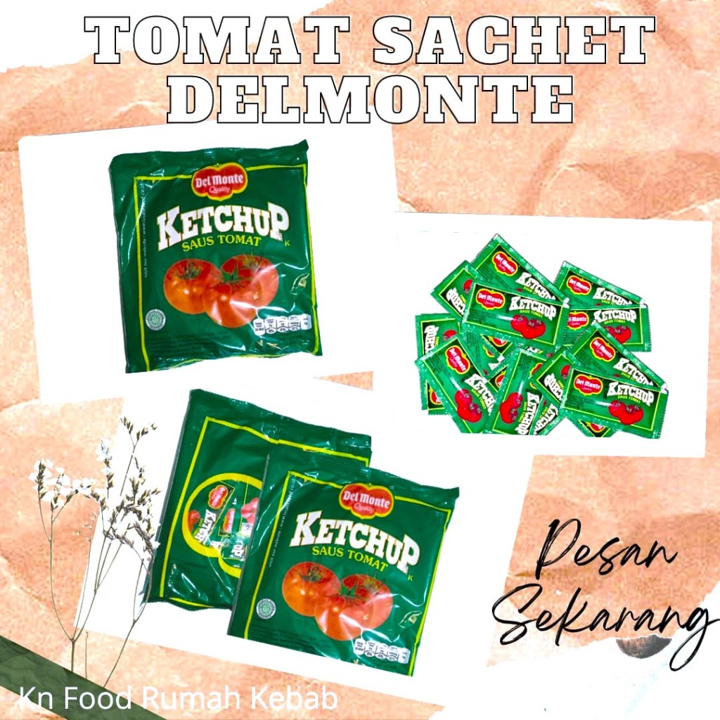 

Saus Tomat delmonte Sachet isi 24 pcs