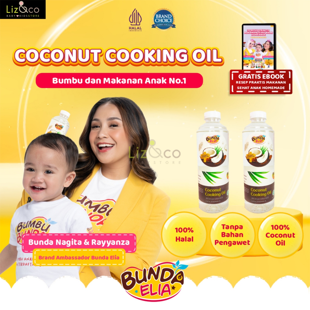 

Bumbu Bunda Elia Coconut Cooking Oil / Minyak MPASI / BB Booster MPASI / CCO / VCO / Lemak MPASI / Minyak Bayi