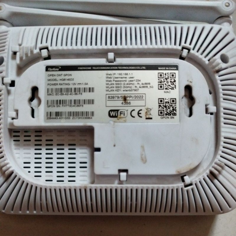 router wifi fiberhome dual band normal