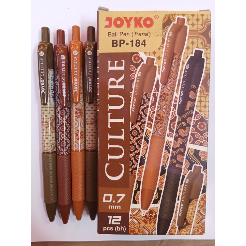 

PULPEN JOYKO BP-184(CULTURE) 1PAK ISI 12PCS