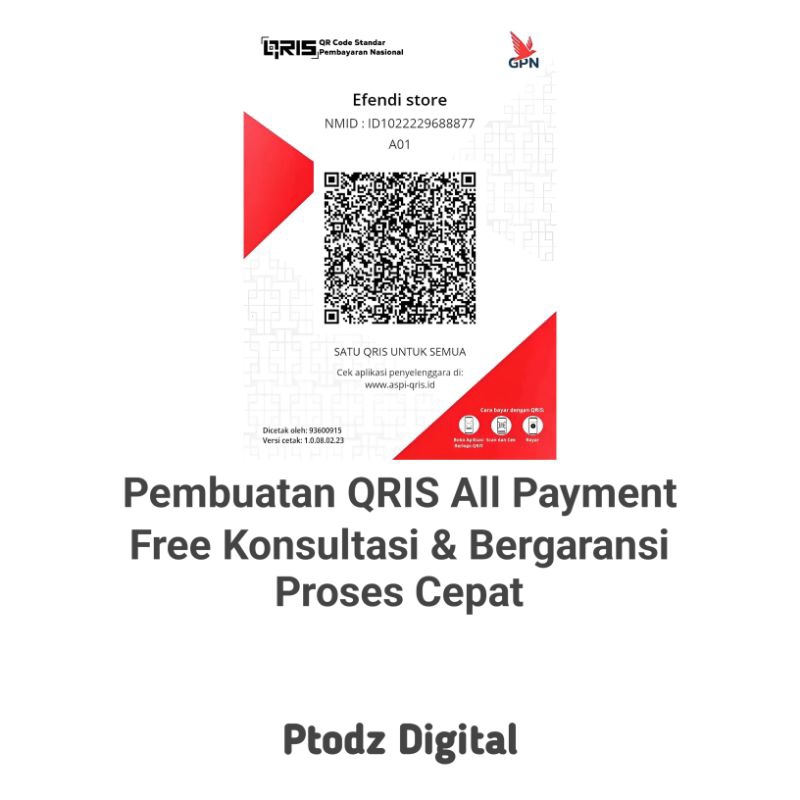 Jasa Pembuatan QRIS DANA BISNIS