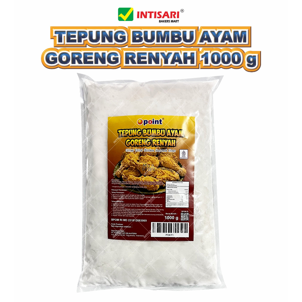 

TEPUNG BUMBU AYAM GORENG (FRIED CHICKEN) 1000 G