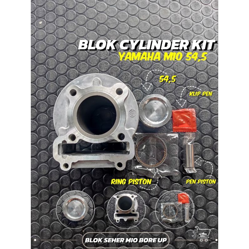 BLOK SEHER MIO BORE UP 54MM / BORING BLOK CYLINDER MIO / NOUVO / FINO / MIO SOUL BORE UP 54MM