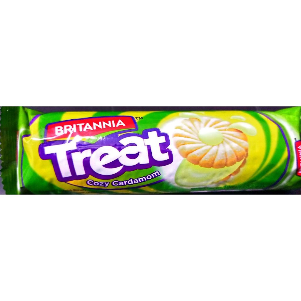 

BRITANNIA TREAT COZY CARDAMOM 100G / Biscuit Cream Aroma Elaichi