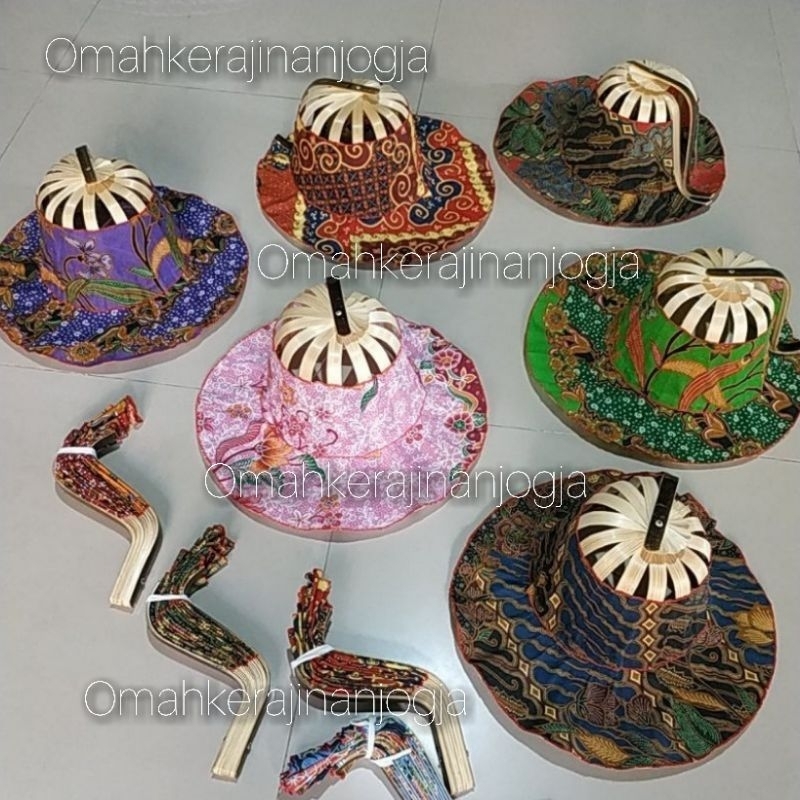Topi Batik Jumbo , Topi Batik Lipat , Souvernir