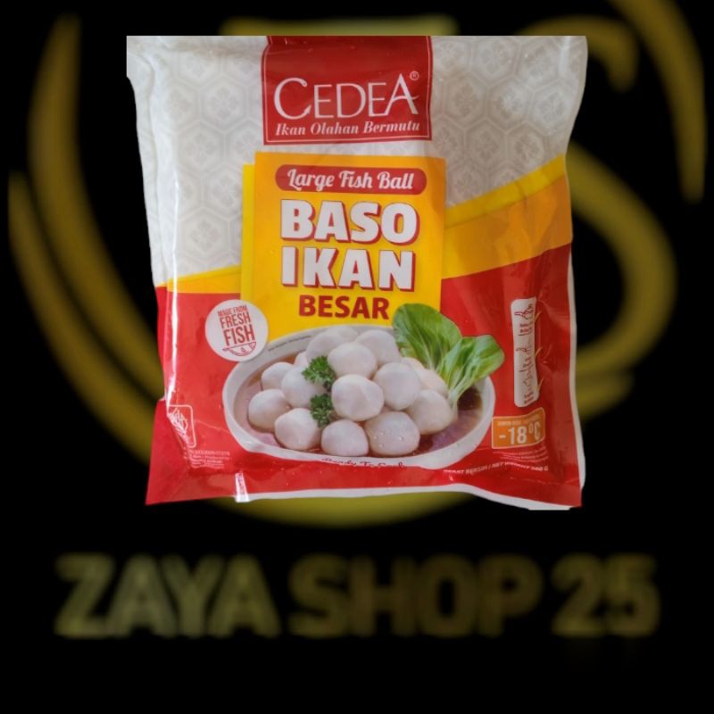 

Cedea bakso ikan (besar) 500gr isi 25pcs