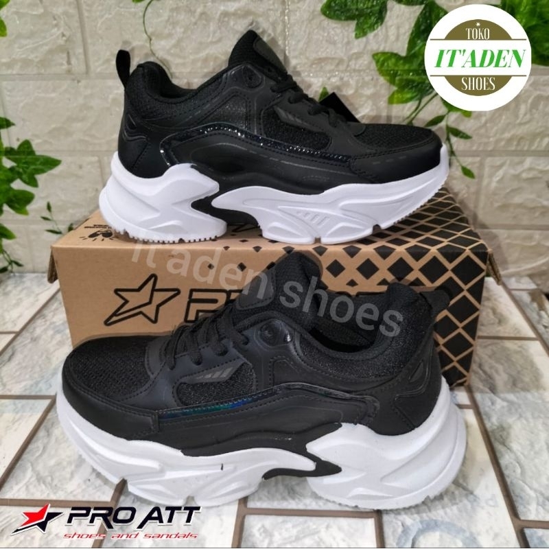 sepatu wanita pro ATT CML 050 HITAM PUTIH 37-38