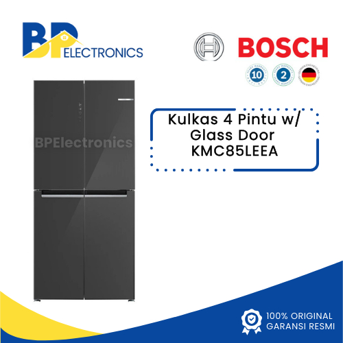 KULKAS 4 PINTU BOSCH KMC85LEEA Kulkas Multi Door w/ Glass Door KMC 85LEEA 547 L GARANSI RESMI
