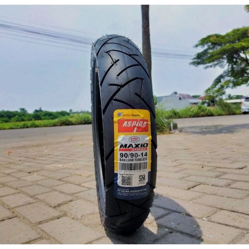 Ban Aspira Rapido 90/90-14 Tubles/Ban Belakang Vario 150/Ban Aspira Belakang Motor Beat/Ban Aspira T