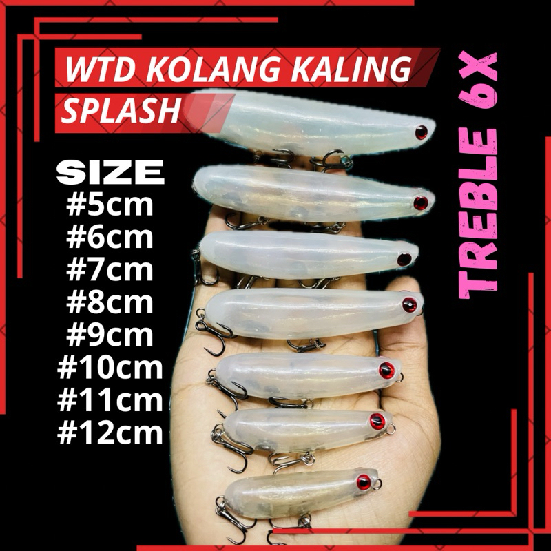 WTD GLUESTICK KOLANG KALING SPLASH treble 6X