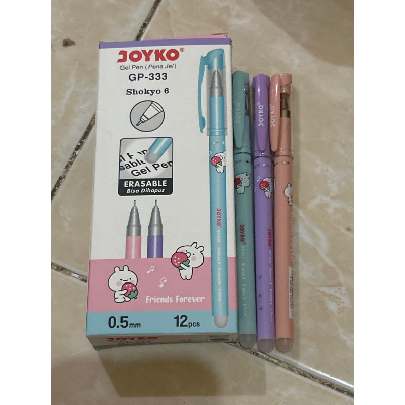 

Gel pen (pena jel) bisa di hapus harga 1 pack 12 pcs