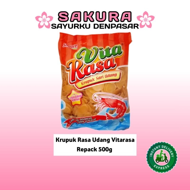 

Krupuk Vitarasa Udang (Repack) - SAKURA