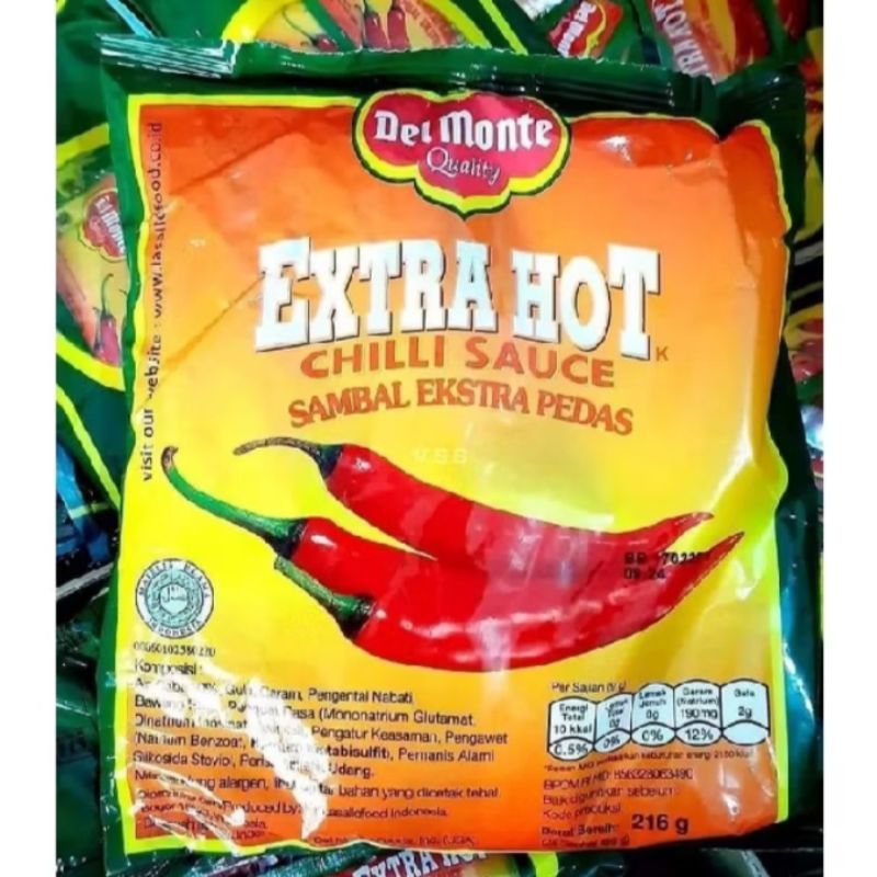 

SAOS SACHET EXTRA HOT DELMONTE 9 GR X 24 PCS