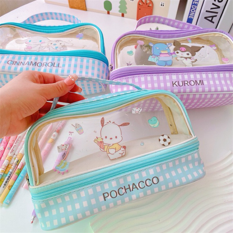 

Tempat Pensil Pvc Korean 2 Tingkat Kuromi Melody Cinnamoroll Tempat Pensil Anak Cute